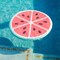 Sun Disc Watermelon Pool Lounger Floats - 2024 Upgrade - Self-Inflating Expanding Memory Foam Pool Float